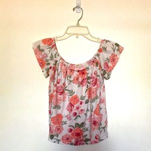 Semi formal off the shoulder shirt